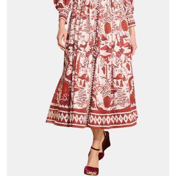 NEW HUNTER BELL rosie dress in red